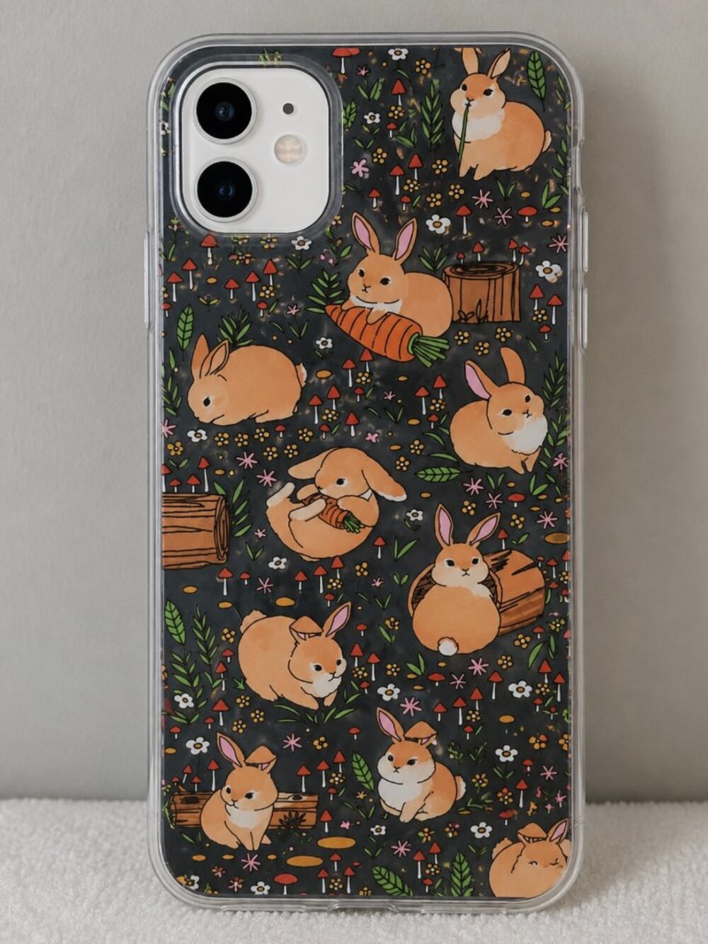 NIB - Mosnovo 12 Pro Max iPhone Case - Bunny Flower Pattern